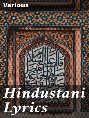 cover image of Hindustani Lyrics